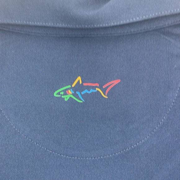 Greg Norman Dubarry short sleeve striped multi color shirt men’s Large golf polo - Picture 12 of 12